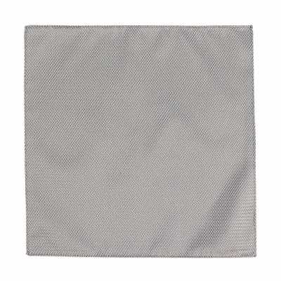 CF-01 Pañuelo de bolsillo jacquard de poliéster gris claro