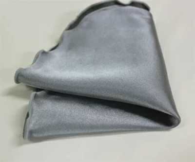 CF-GR Pañuelo de bolsillo floral gris