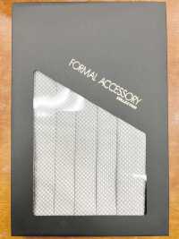 CM-985 Patrón De Punto De Musgo Fajín Jacquard De Seda Nacional Gris Claro[Accesorios Formales] Yamamoto(EXCY) Subfoto