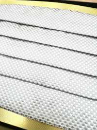 CM-985 Patrón De Punto De Musgo Fajín Jacquard De Seda Nacional Gris Claro[Accesorios Formales] Yamamoto(EXCY) Subfoto