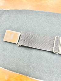 CM-985 Patrón De Punto De Musgo Fajín Jacquard De Seda Nacional Gris Claro[Accesorios Formales] Yamamoto(EXCY) Subfoto