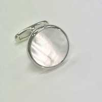 E-3-C Gemelos Formales, Concha De Nácar, Plata, Redondo[Accesorios Formales] Yamamoto(EXCY) Subfoto