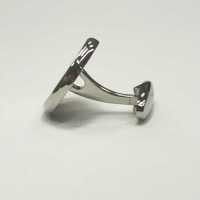 E-3-C Gemelos Formales, Concha De Nácar, Plata, Redondo[Accesorios Formales] Yamamoto(EXCY) Subfoto