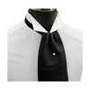 FAS-920 Corbata Ascot, Negra Con Lunares Blancos