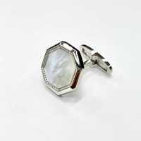 G-3-C Gemelos Formales, Madreperla Concha Plata Octagonal[Accesorios Formales] Yamamoto(EXCY) Subfoto