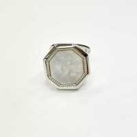 G-3-C Gemelos Formales, Madreperla Concha Plata Octagonal[Accesorios Formales] Yamamoto(EXCY) Subfoto