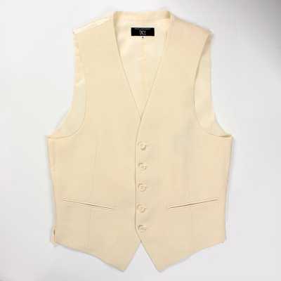 HLV-04 HARISSONS Chaleco de lino beige