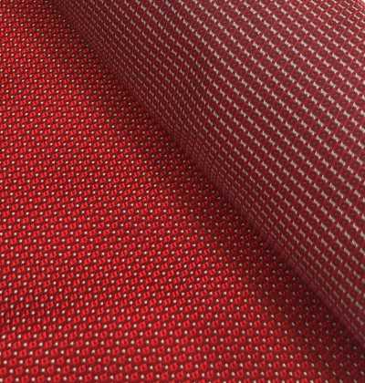 J660-10140 Tejido de seda italiano de pequeño estampado