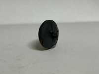 K16 Botones De Cuero Genuino Para Trajes Y Chaquetas Fabricados En Japón, Negro[Botón] Foto secundaria