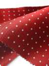 S-600 Tejido formal de lunares Yamanashi Fujiyoshida Rojo