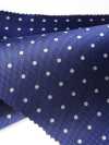 S-602 Yamanashi Fujiyoshida Patrón De Puntos Textil Formal Azul