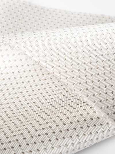 S-902 Tejido formal blanco con estampado Komon de Yamanashi Fujiyoshida