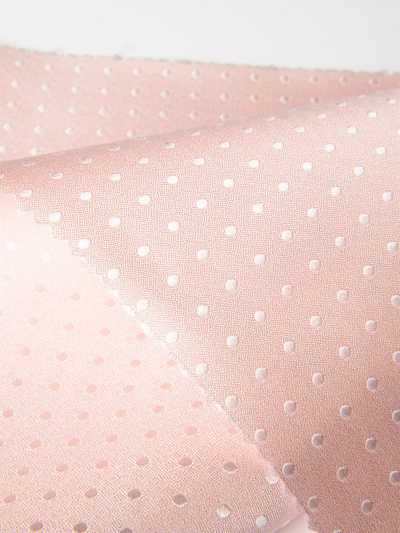 S-974 Tejido formal de patrón de puntos Yamanashi Fujiyoshida rosa