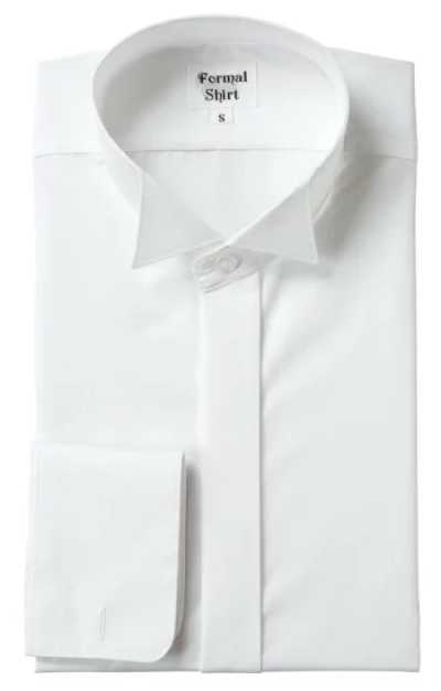 ST-701 Camisa formal con cuello diplomático