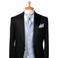 V-27 Chaleco Formal Made In Japan Micro Check Azul Cielo[Accesorios Formales] Yamamoto(EXCY) Subfoto