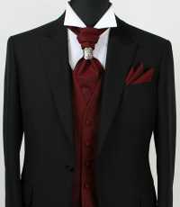 V-302 Chaleco Formal De Seda Jacquard Engine[Accesorios Formales] Yamamoto(EXCY) Subfoto