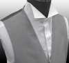 V-GS Chaleco Formal Hecho En Japón, Gris Claro, Espiga