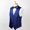 VANNERS-V-009 VANNERS Chaleco formal pata de gallo azul marino