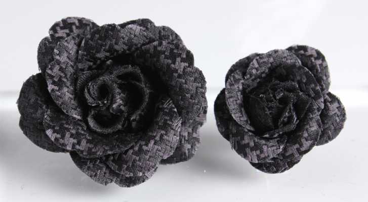 VBTA-08 VANNERS Flor de solapa pata de gallo negro