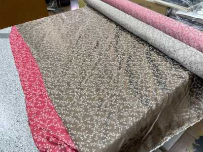 VENERE Forro de poliéster floral fabricado en Italia [Outlet]