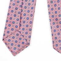 HVN-36 VANNERS Corbata Usada Textil Estampado Pequeño Rosa[Accesorios Formales] Yamamoto(EXCY) Foto secundaria