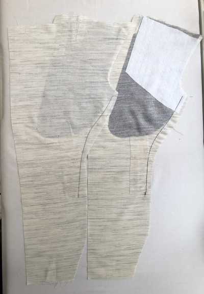 JE261 Entretela de crin acabada original EXCY (entretela de crin completa), tipo suave