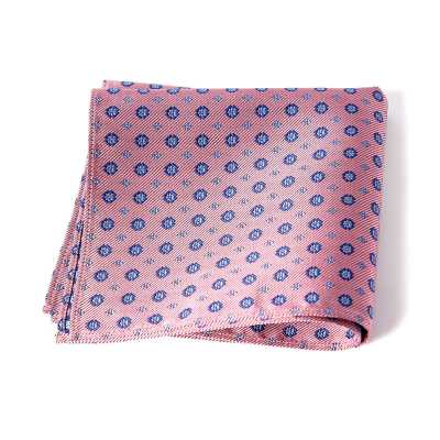 VCF-36 Pañuelo de bolsillo, tejido VANNERS, estampado, rosa
