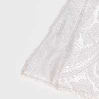 VCF-39 VANNERS Textile Used Pocket Pañuelo Paisley Pattern Blanco[Accesorios Formales] Yamamoto(EXCY) Foto secundaria
