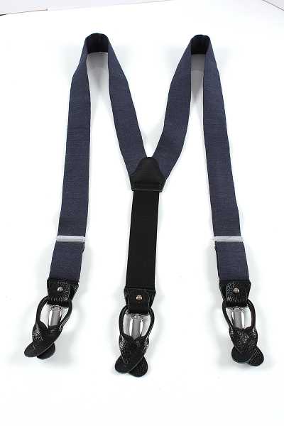 PSR-4 Tirantes hechos con tejido Pentagono, azul marino