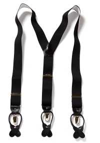 AT-BLACK-XL Albert Thurston Tirantes Sin Patrón Negro 2vías Tipo XL Tamaño[Accesorios Formales] ALBERT THURSTON Subfoto