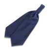 VAS-48 VANNERS Corbata ascot de seda espiga azul marino