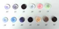 BP17S Botones de concha natural fabricados en Japón para trajes y chaquetas