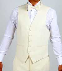 LV-4 Chaleco De Lino Doméstico, Color Blanco Roto[Accesorios Formales] Yamamoto(EXCY) Subfoto