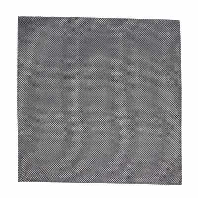 CF-02 Pañuelo de bolsillo jacquard de poliéster gris