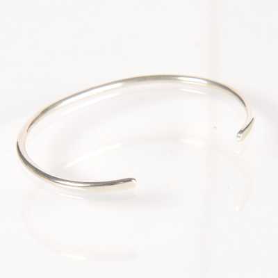 CO-B02-SI CODIS MAYA Pulsera fina de plata
