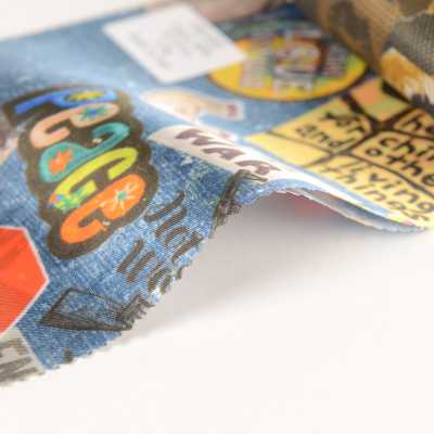 URJ-033 Hecho En Italia Cupra 100% Forro Estampado Patrón De Estampado Pop[Recubrimiento] TCS Subfoto