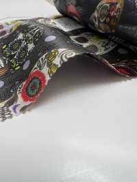 URJ-059 Fabricado En Italia Forro 100% Cupra Estampado Calavera[Recubrimiento] TCS Subfoto