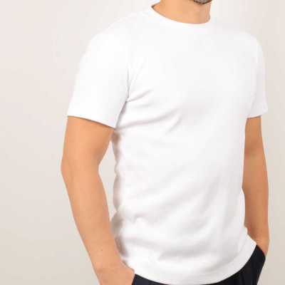 GX28265 Camiseta Cortada Y Cosida De Tejido De Canalé Circular[Textil] Subfoto