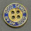 M13 Botón de metal fabricado en Japón para trajes y chaquetas, dorado