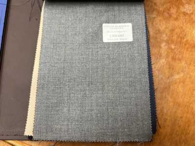 CANONICO Estándar Super110's PERENNIAL gris claro liso