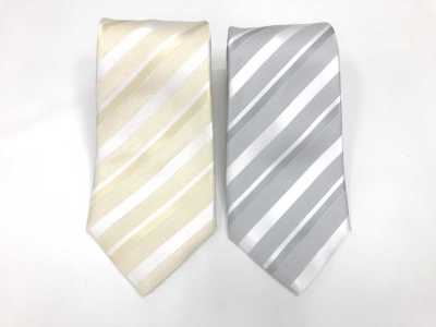 NE-403 Corbata a rayas Nishijin-ori