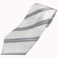NE-404 Corbata De Rayas Blancas Tejidas De Nishijin[Accesorios Formales] Yamamoto(EXCY) Foto secundaria