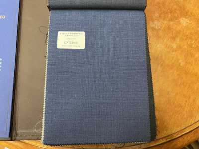 CANONICO Estándar Super120's azul liso
