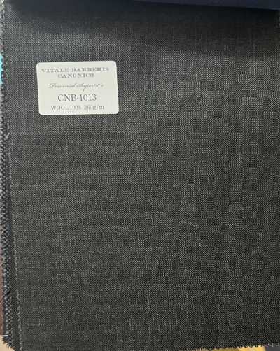 CNB1013 CANONICO de fibra corta Super110's PERENNIAL gris oscuro liso