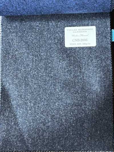 CNB2006 CANONICO Franela de lana estándar azul marino oscuro liso