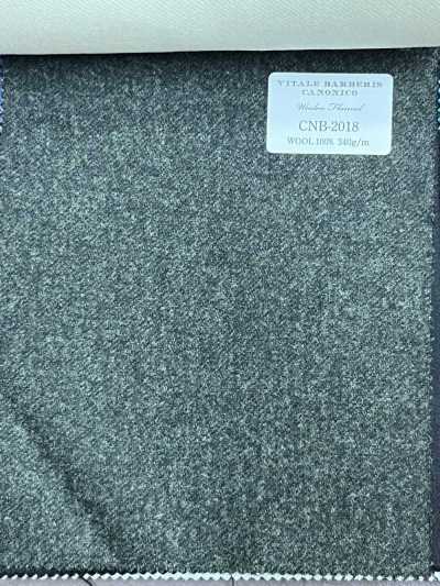 CNB2018 CANONICO franela lanera estándar liso gris oscuro