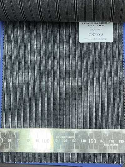 CNF008 Tejido de pantalón de pana gris Standard Super110's CANONICO