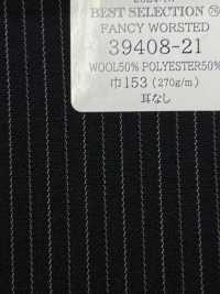 39408 FANCY WORSTED Lana Resistente A Las Arrugas Poliéster Pinhead[Textil] Compañía Kunishima Co., Ltd. Foto secundaria