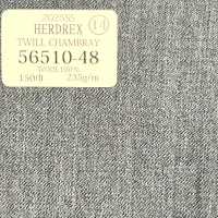 56510-48 25SSHERDREX [TWILL CHAMBRAY] Chambray De Sarga, Sin Patrón Lapislázuli[Textil] Compañía Kunishima Co., Ltd. Subfoto