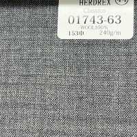 01743-63 25SSHERDREX [Classico] Clásico Piel De Tiburón De Lana Gris Claro[Textil] Compañía Kunishima Co., Ltd. Subfoto